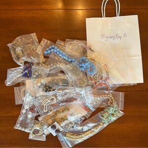 Mystery Jewelry Bag 2 LBs Colorful Assortment of Costume Jewelry